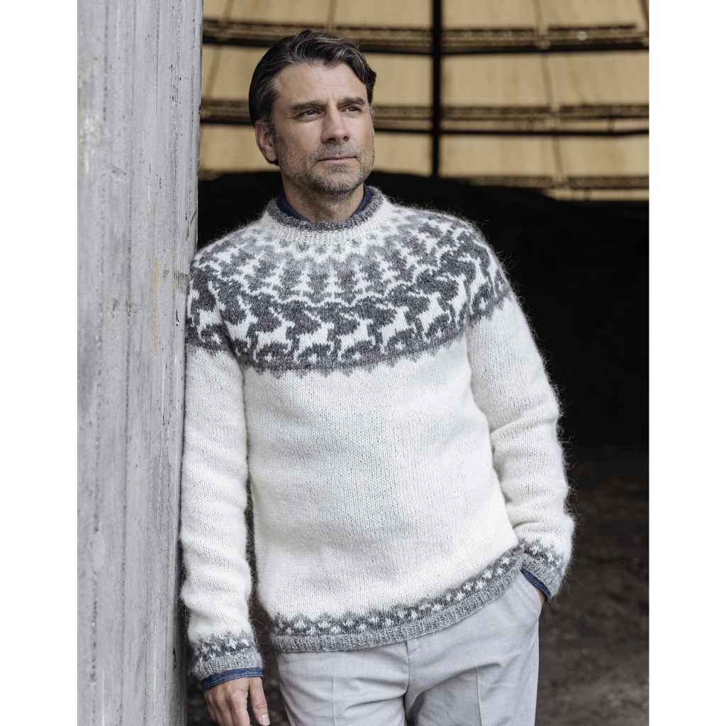 Lopi Herren Pullover Hreindýr í þoku Strickanleitung – Produktansicht bei bei bei bei bei bei bei bei bei bei Lieblingsgarn