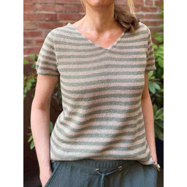 Shirt Stripy Linen Tee Strickanleitung - Christina Koerber-Reith (PDF)