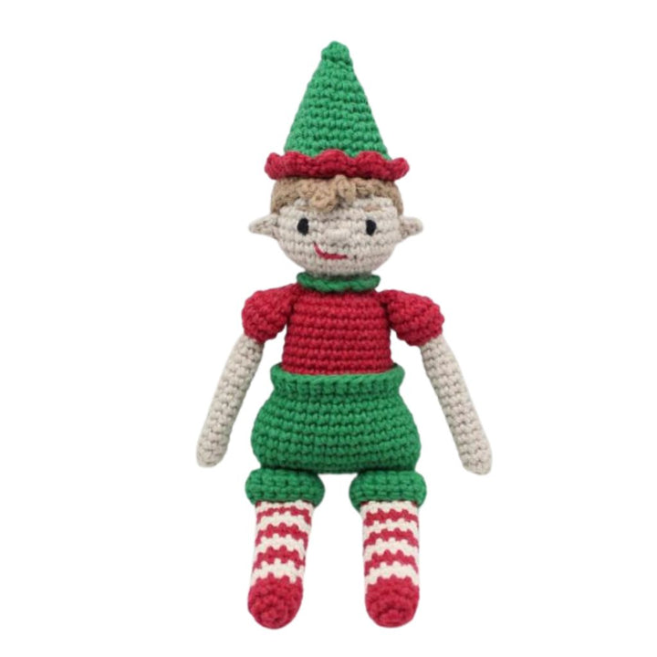 Hoooked Amigurumi Elf Shelfy Häkelset – Produktansicht, Baumwolle bei Lieblingsgarn