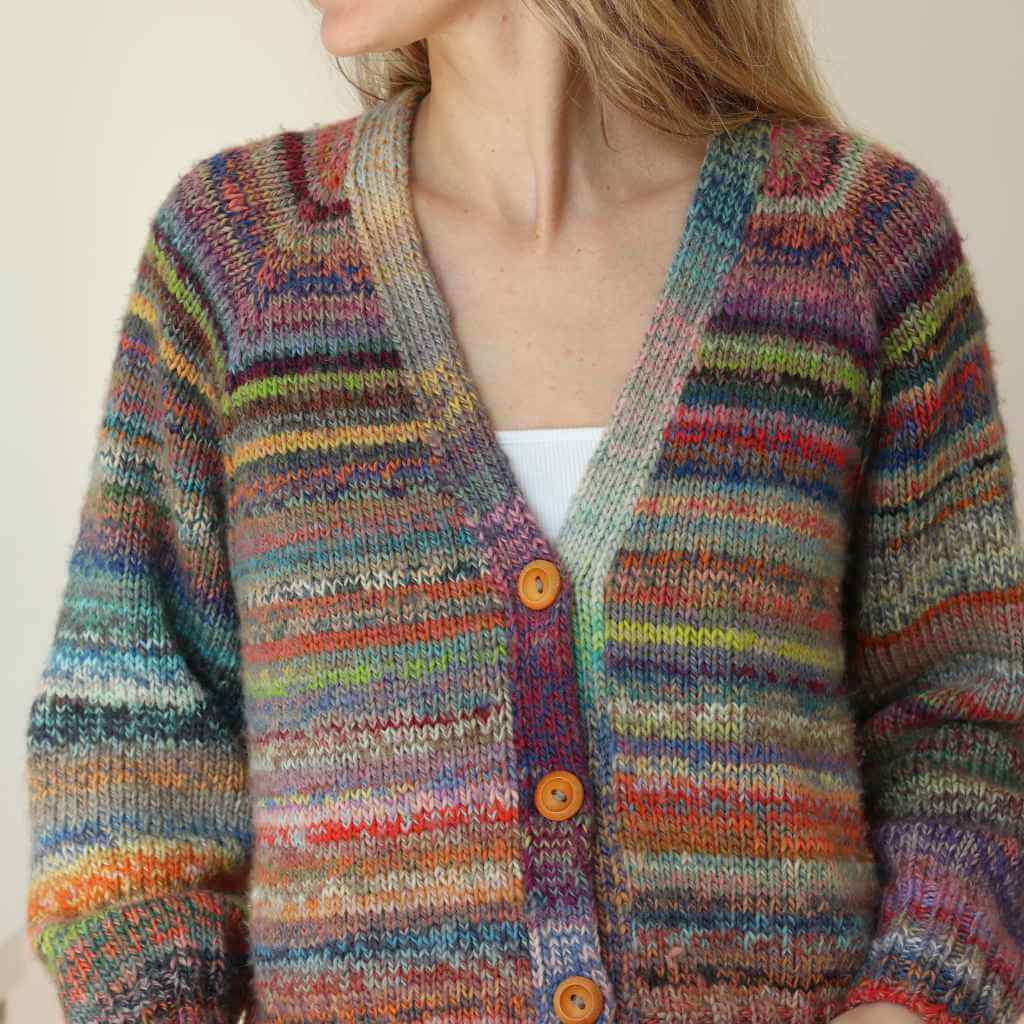 HAPPY Cardigan Maxi Strickanleitung - Frau Riedel Strickt (PDF)