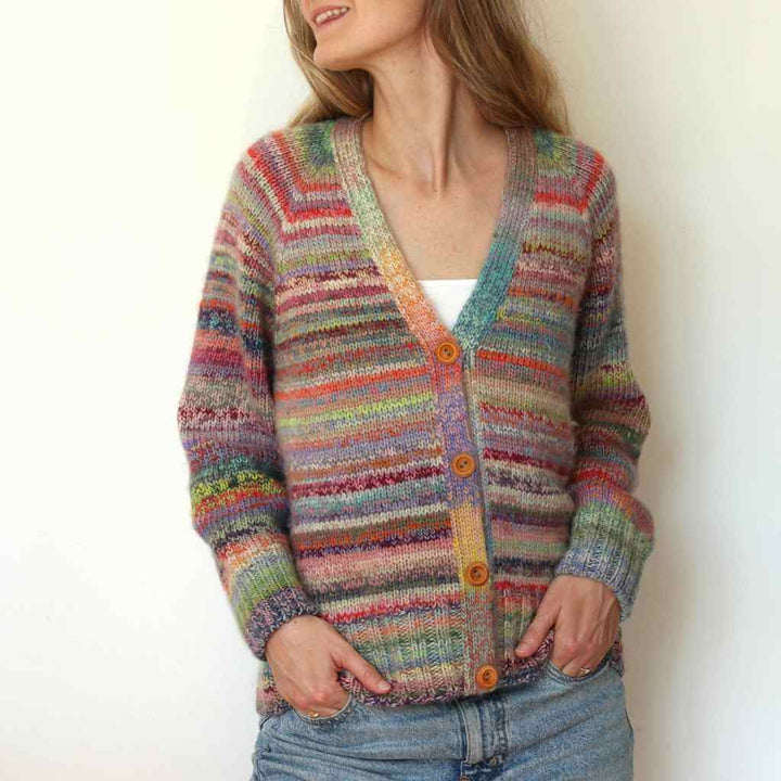 HAPPY Cardigan Maxi Strickanleitung - Frau Riedel Strickt (PDF)