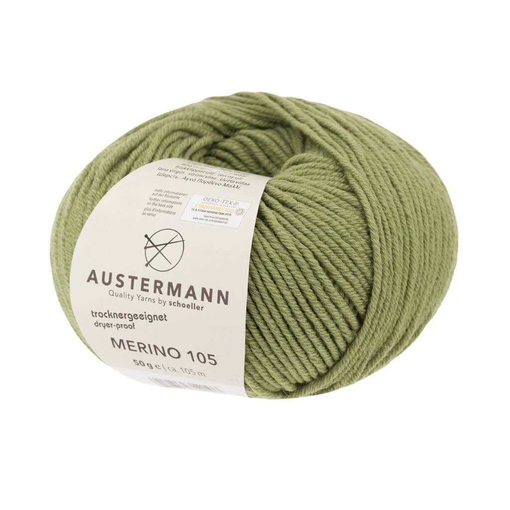 Austermann Merino 105, Farbe 370 Oliv – Merino bei Lieblingsgarn