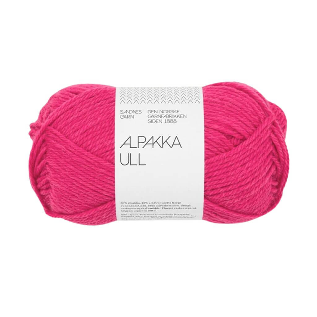 Sandnes Garn Alpakka Ull, Farbe 4518 Hot Pink – Alpaka und Schurwolle bei Lieblingsgarn