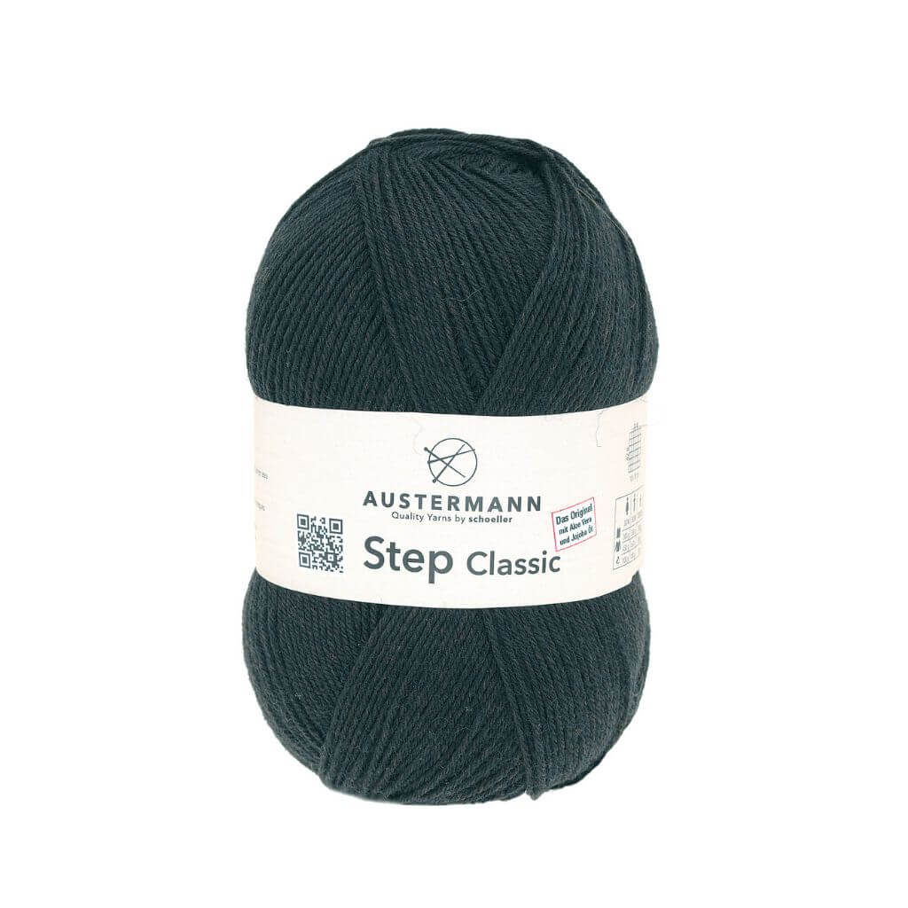 Austermann Step Classic, Farbe 1013 Schwarz – Polyamid und Schurwolle bei Lieblingsgarn