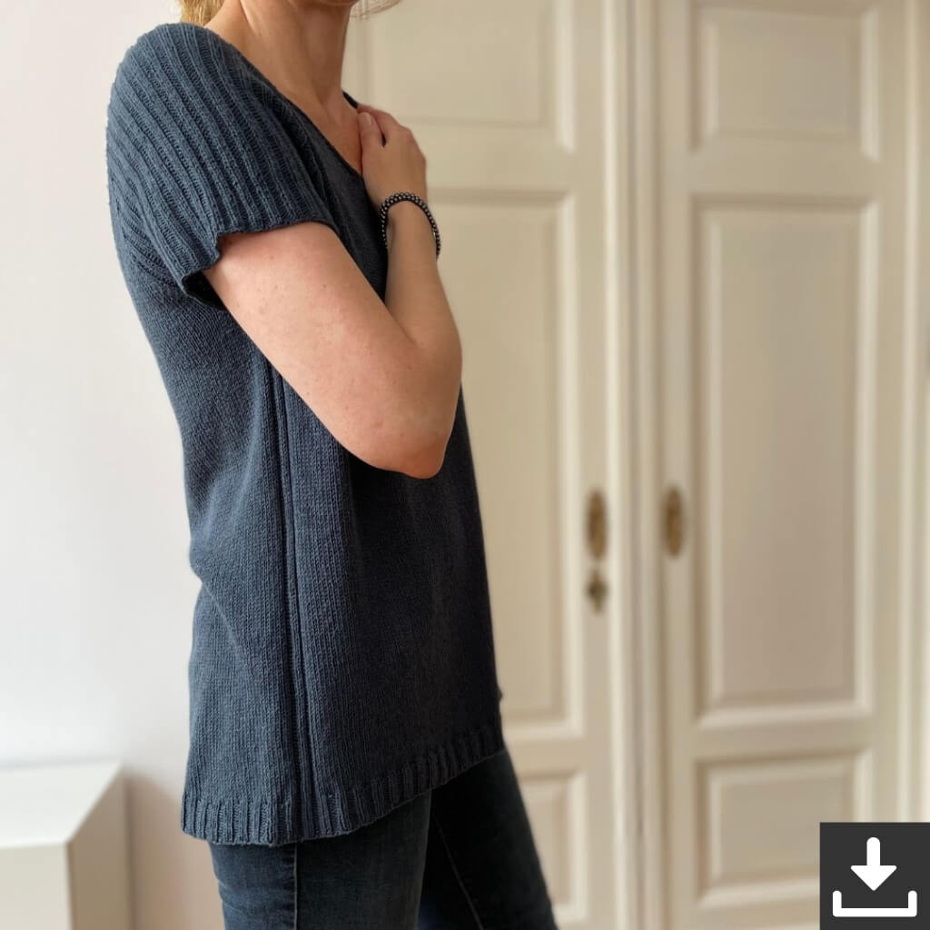 Christina Körber-Reith Shirt Silka Tee Strickanleitung - Christina Körber-Reith (PDF) Lieblingsgarn