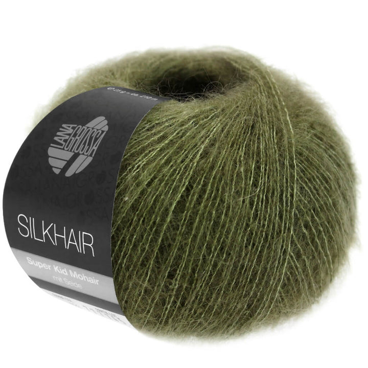 Lana Grossa 178 - Lodengrün Lana Grossa Silkhair 25g Lieblingsgarn