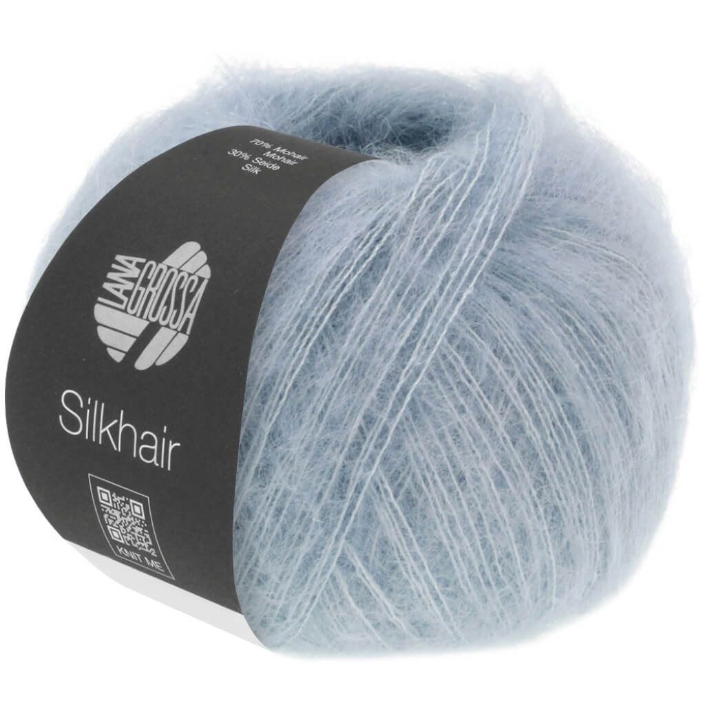 Lana Grossa 196 - Graublau Lana Grossa Silkhair 25g Lieblingsgarn