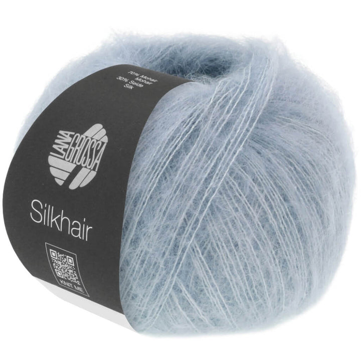 Lana Grossa 196 - Graublau Lana Grossa Silkhair 25g Lieblingsgarn