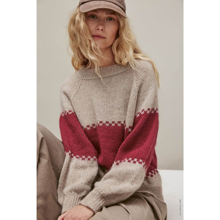 Lana Grossa Raglanpullover Top-Down Strickanleitung - Lana Grossa (Heft) Lieblingsgarn