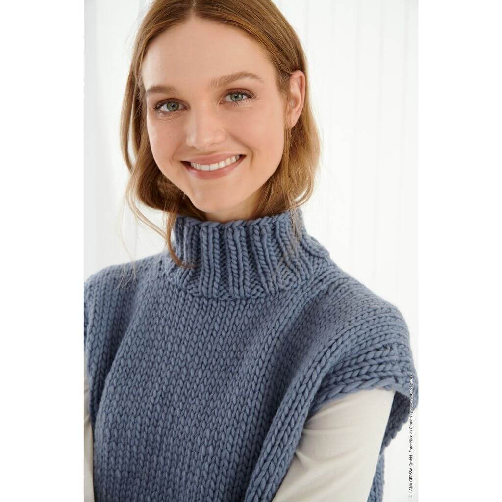 Lana Grossa Slipover Strickset - Lana Grossa (PDF) Lieblingsgarn