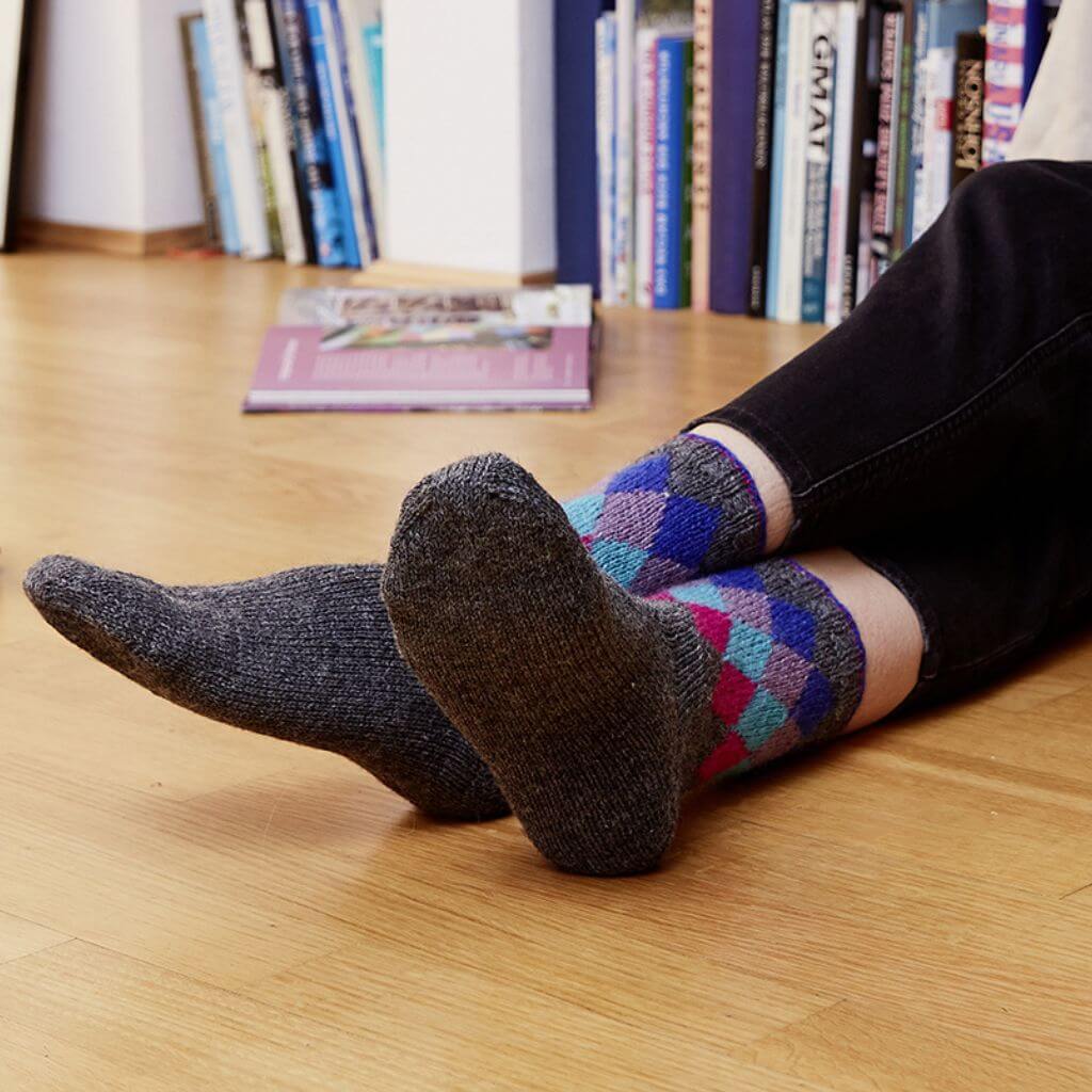 Schachenmayr Pattern Socken ARGYLE Strickanleitung - Regia (Heft) Lieblingsgarn