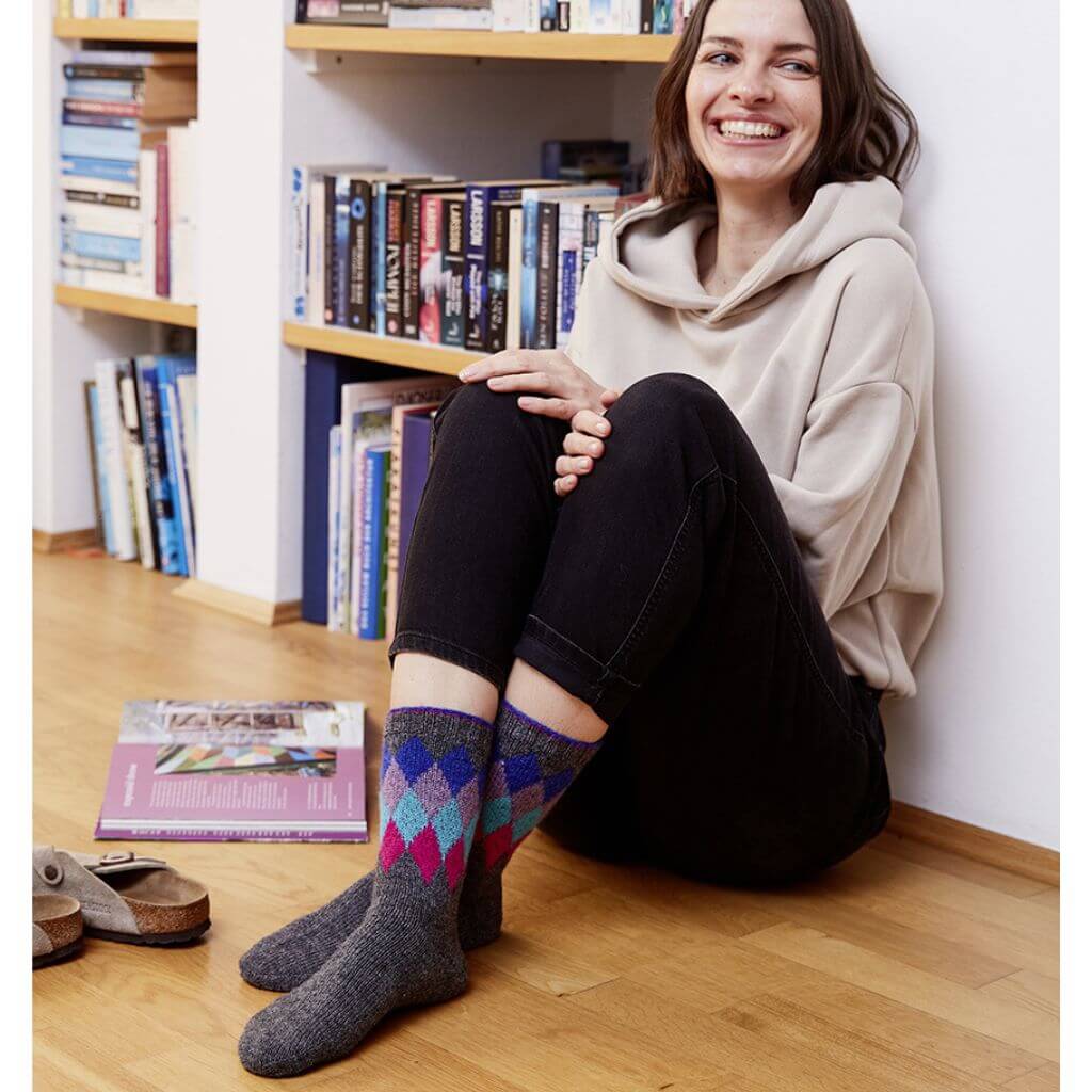 Schachenmayr Pattern Socken ARGYLE Strickanleitung - Regia (Heft) Lieblingsgarn