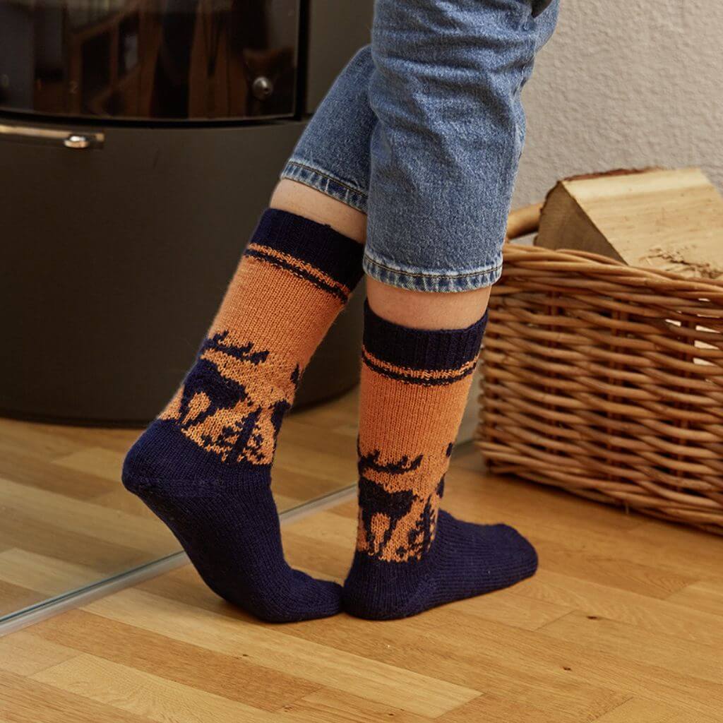 Schachenmayr Pattern Socken MOOSE MOOSE Strickanleitung - Regia (Heft) Lieblingsgarn