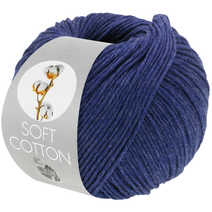 Lana Grossa 55 - Kornblume Lana Grossa Soft Cotton 50 g Lieblingsgarn