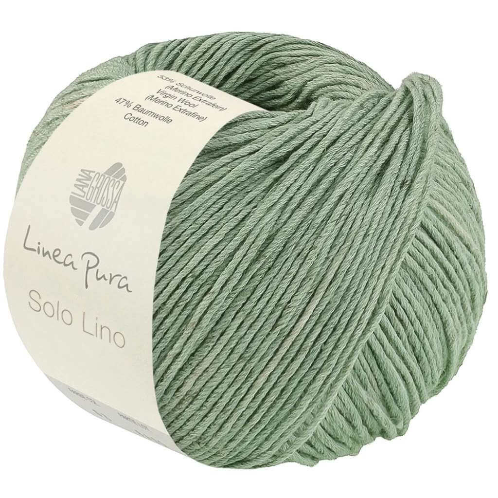 Lana Grossa 80 - Mintgrün Lana Grossa Solo Lino 50 g Lieblingsgarn