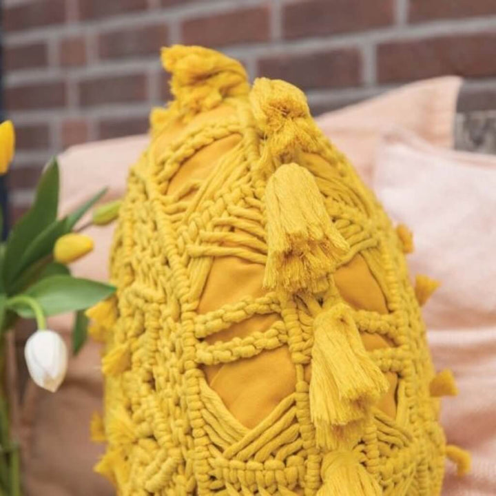 Durable Pattern Solstice Makramee Kissen Durable Rope (PDF) Lieblingsgarn