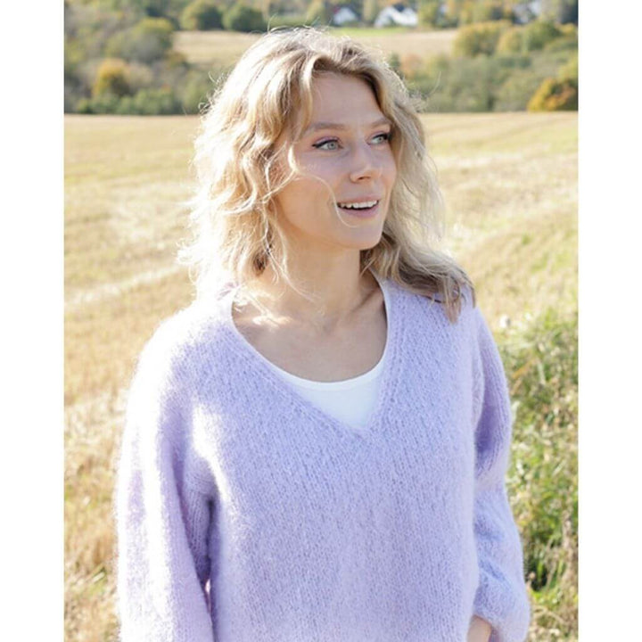 Drops Damen Pullover Spring Iris Strickanleitung - Drops (PDF) Lieblingsgarn