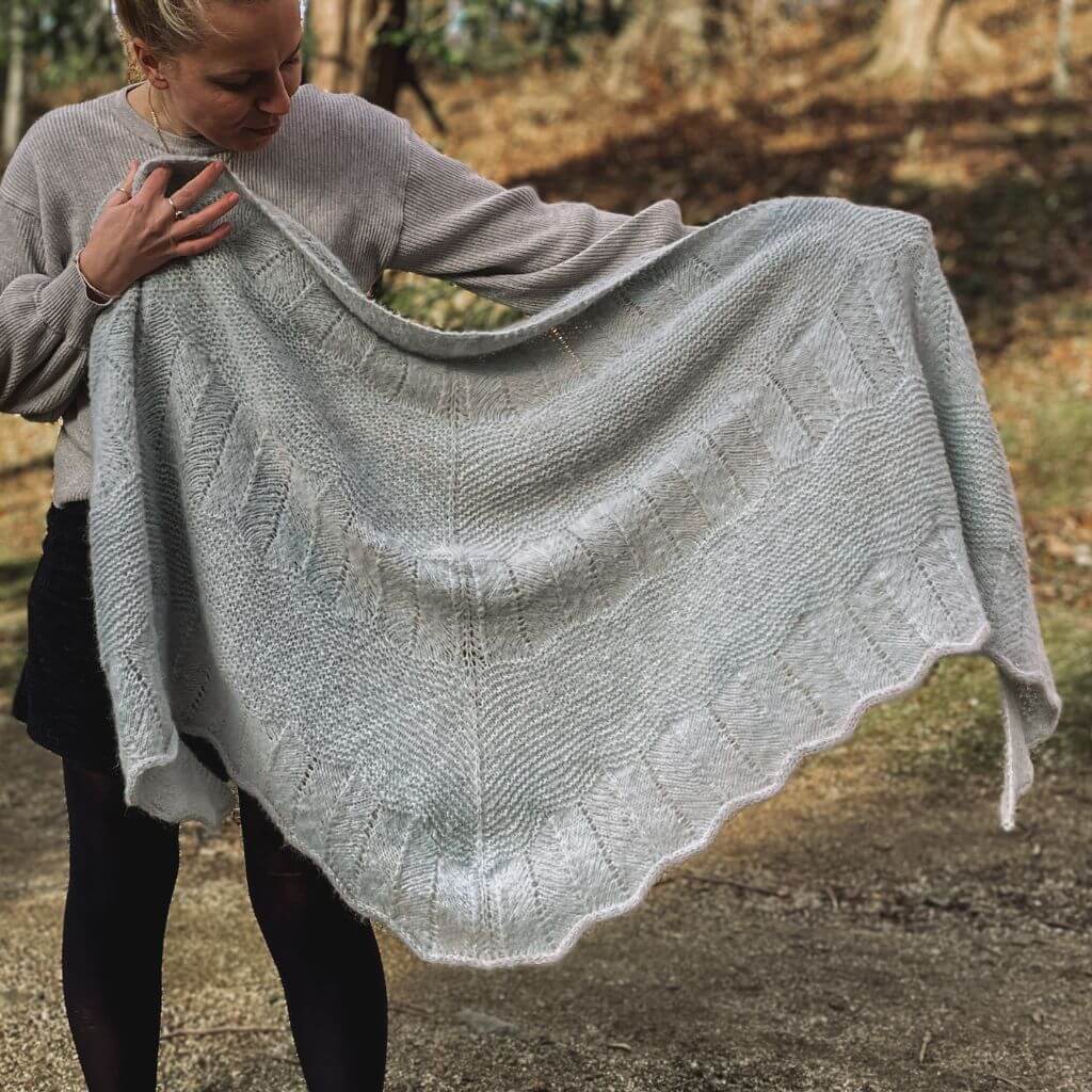 Katharina Lehmann Dreieckstuch Stella Shawl Strickanleitung - Rina Lehmann (PDF) Lieblingsgarn