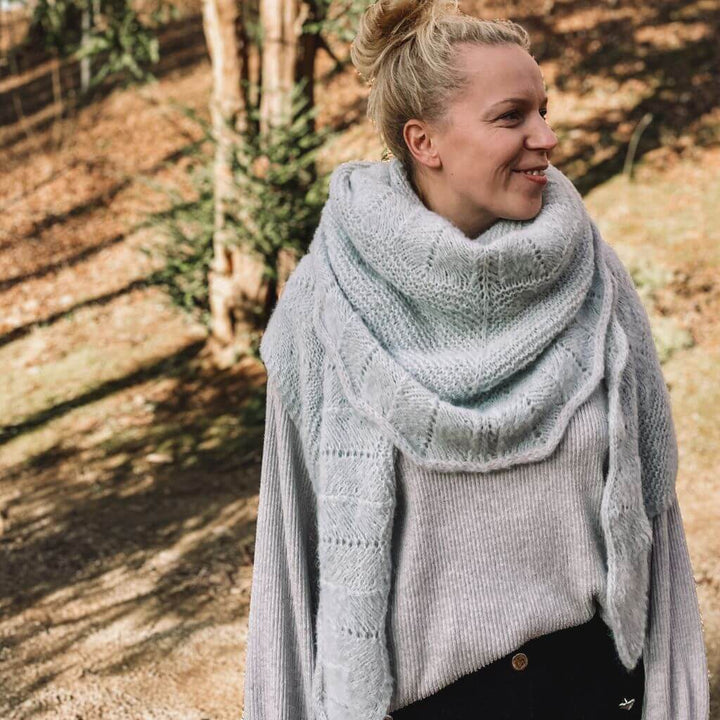 Katharina Lehmann Dreieckstuch Stella Shawl Strickanleitung - Rina Lehmann (PDF) Lieblingsgarn