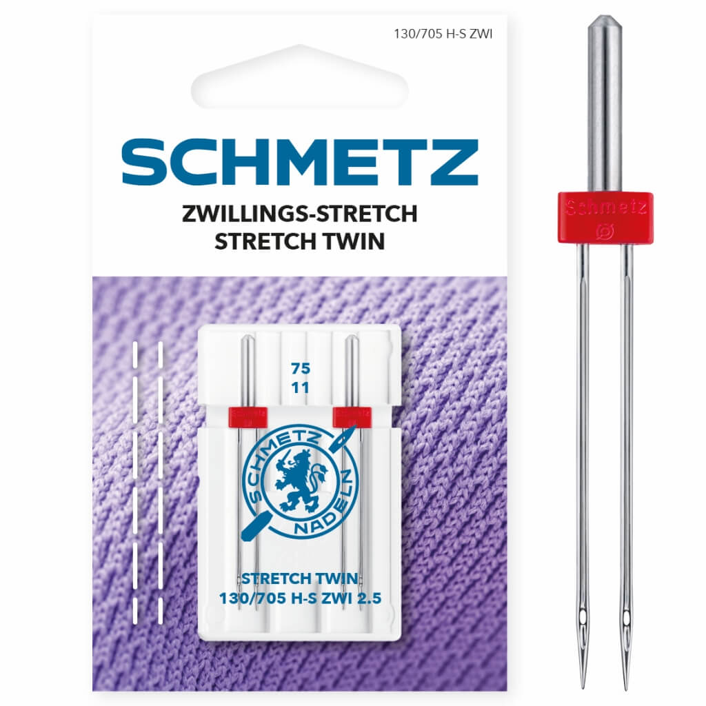 Schmetz 2 / 4 Schmetz Stretch Zwilling-Nadeln 130/705 H-S ZWI Lieblingsgarn