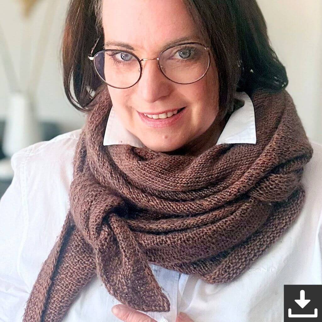 Schal Agathe Strickanleitung - StrickFisch (PDF)