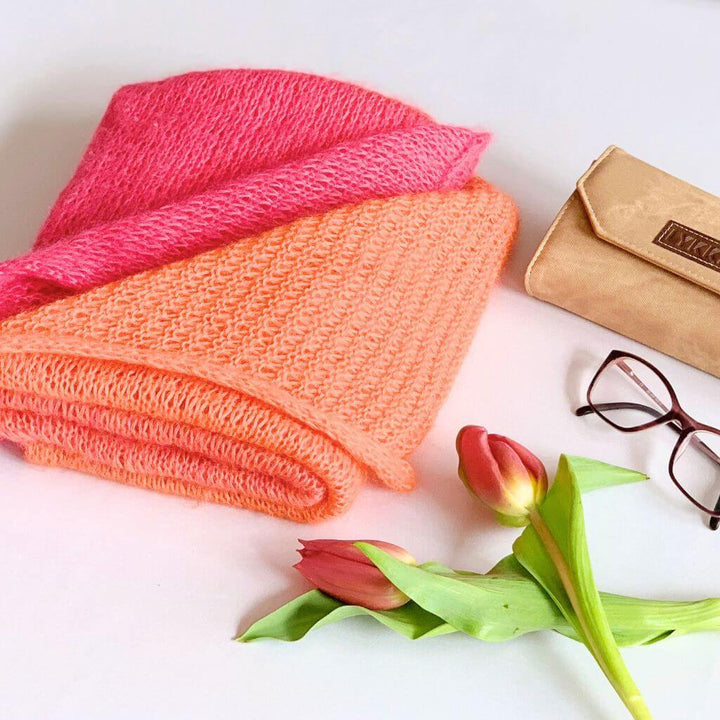 Strickfisch Pattern Schal Morgenrot Strickanleitung - StrickFisch (PDF) Lieblingsgarn