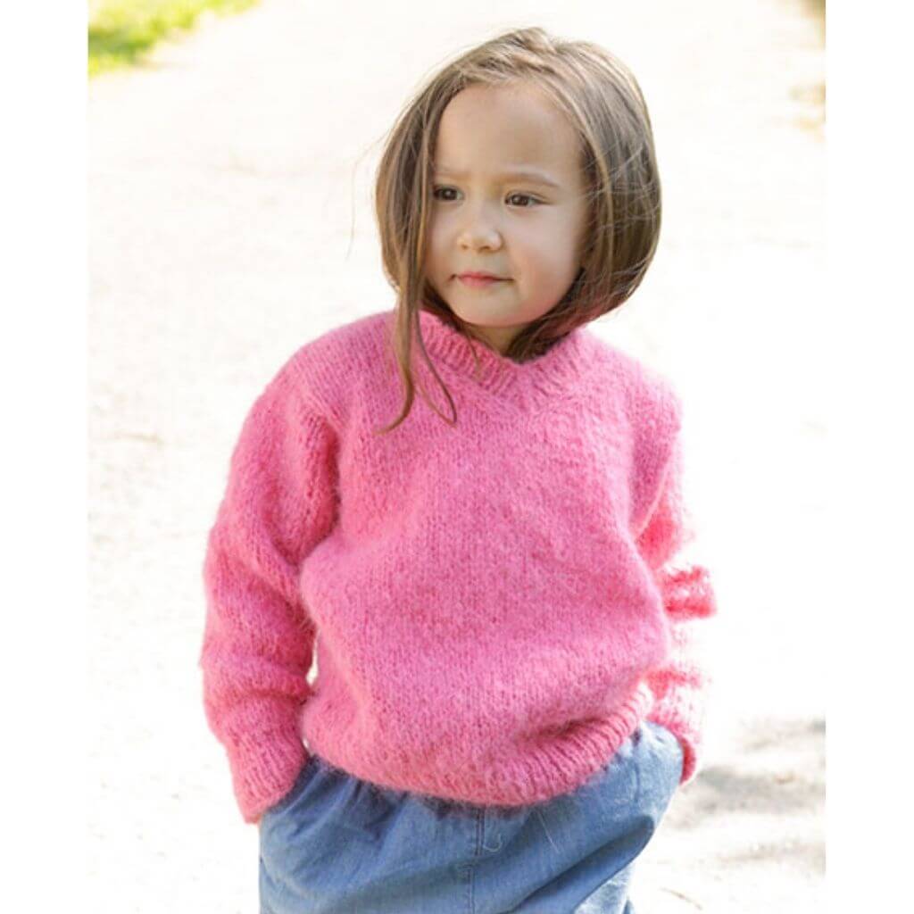 Drops Design Pattern Kinder Pullover Sugarplum Fairy Strickanleitung - Drops (PDF) Lieblingsgarn