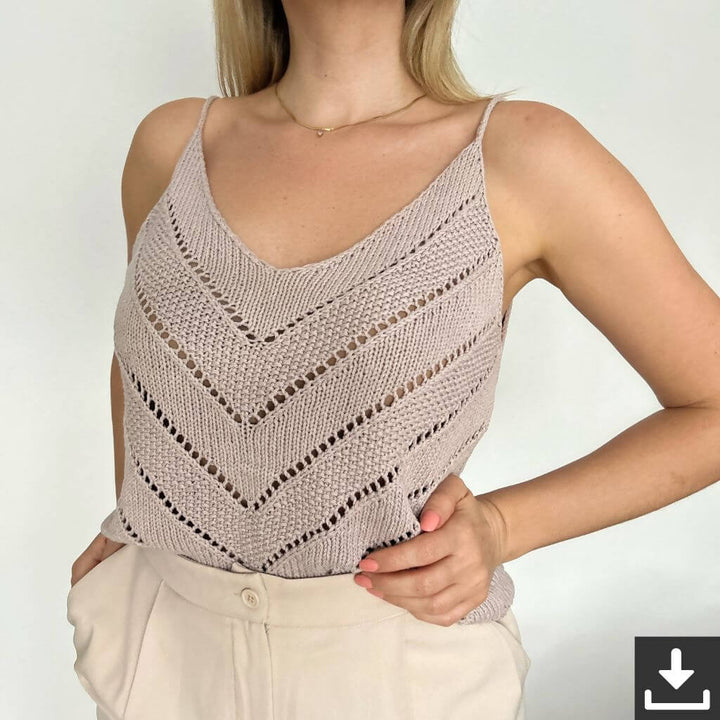 Rita Koch Summer Lines Top Strickanleitung - Rita Koch (PDF) Lieblingsgarn