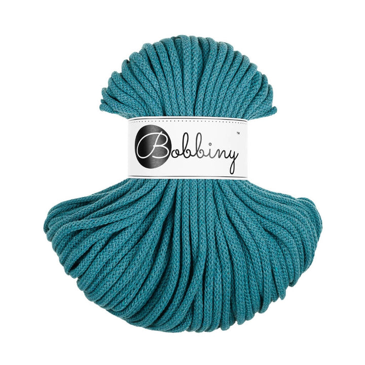 Bobbiny Makrameegarn Teal Bobbiny Premium Kordel 5 mm x 50 m Lieblingsgarn