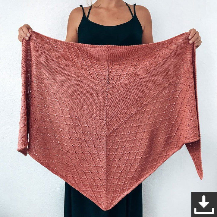 Katharina Lehmann Dreieckstuch Thilda Shawl Strickanleitung - Rina Lehmann (PDF) Lieblingsgarn