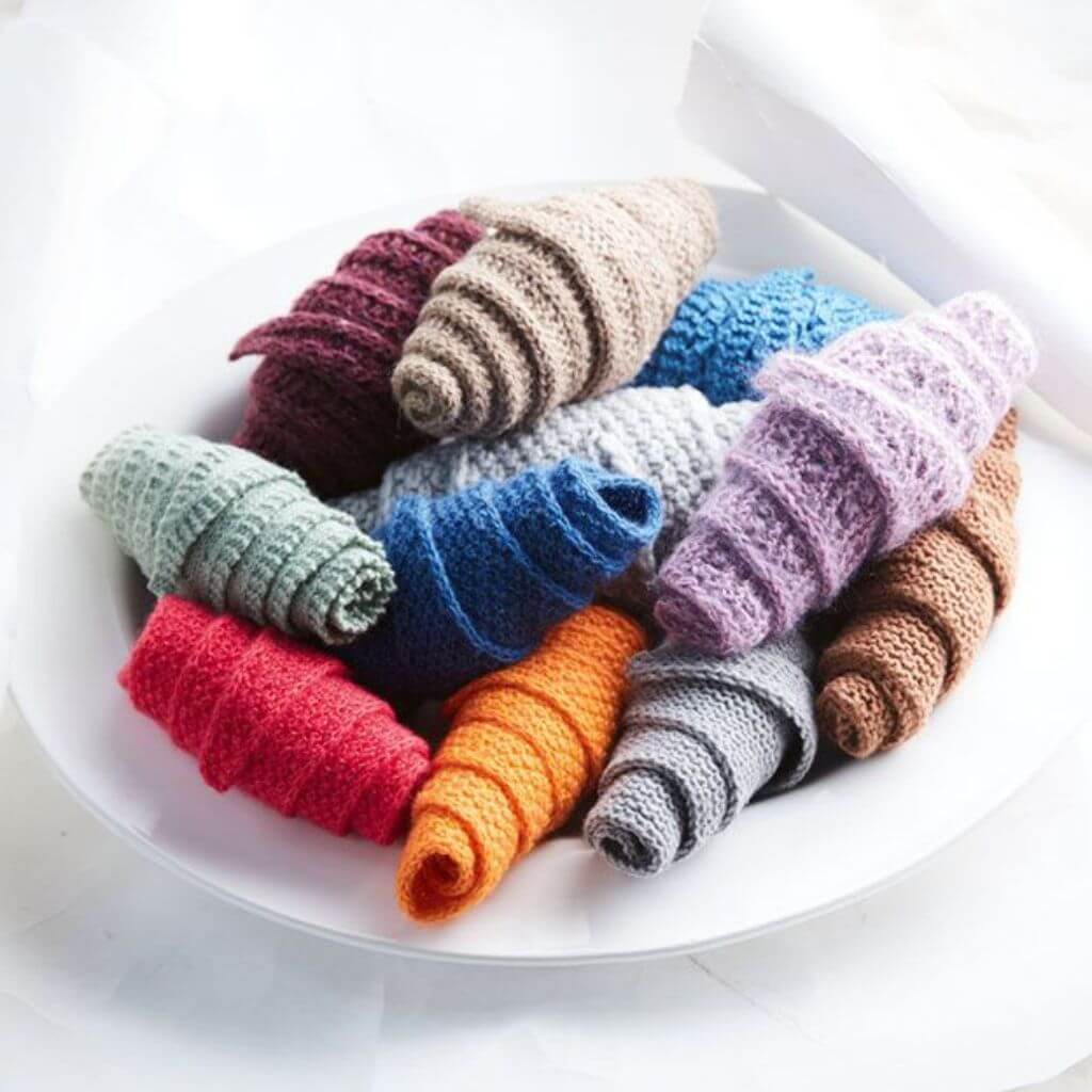 Topp Mini-Tücher stricken Lieblingsgarn