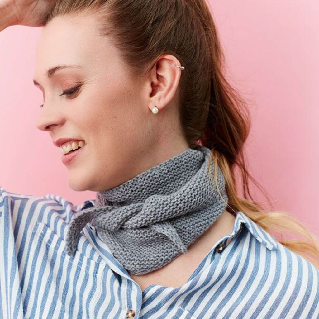 Topp Mini-Tücher stricken Lieblingsgarn