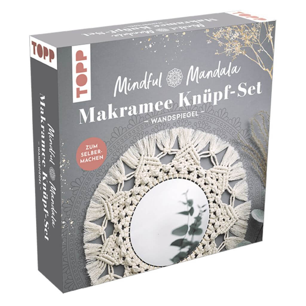 Topp TOPP Makramee-Knüpf-Set: Wandspiegel Lieblingsgarn