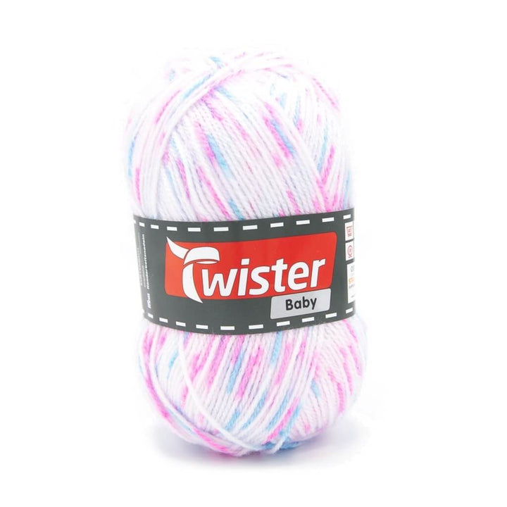 Twister 11 - Weiß Multi Twister Baby Lieblingsgarn