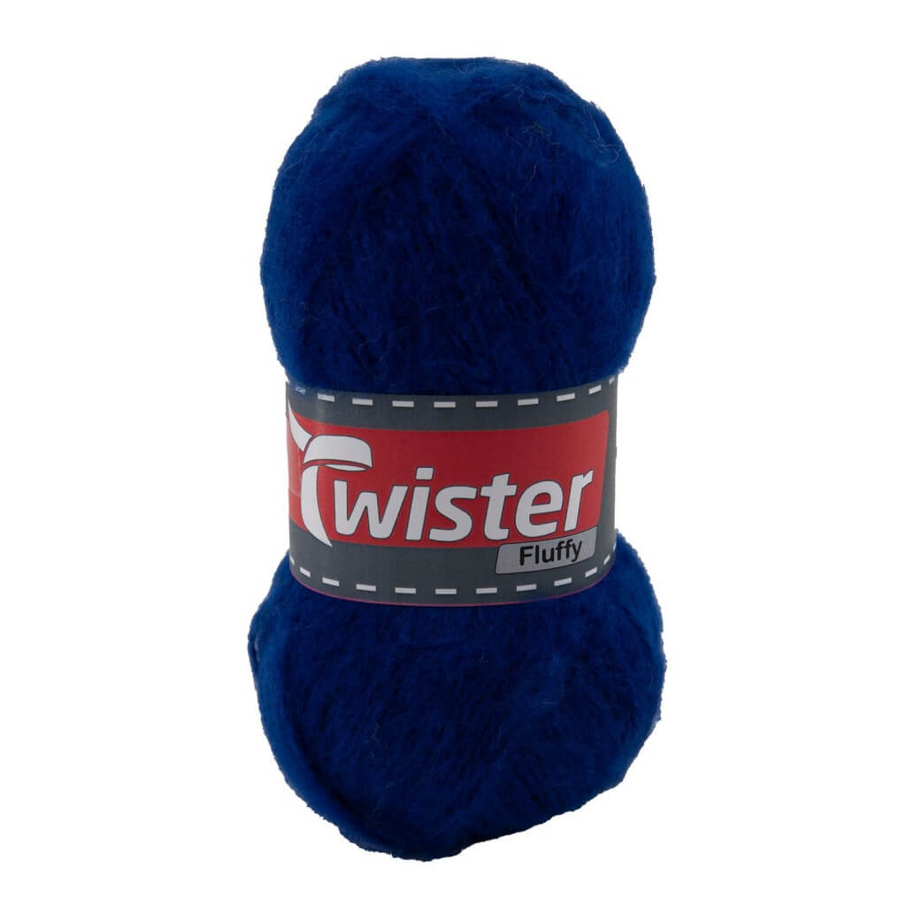 Twister 55 - Royal Blau Twister Fluffy 50g - flauschige Wolle Lieblingsgarn