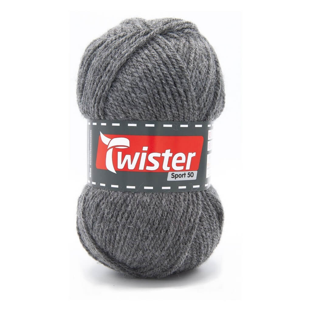 Twister 19 - Anthrazit Twister Sport 50 Lieblingsgarn