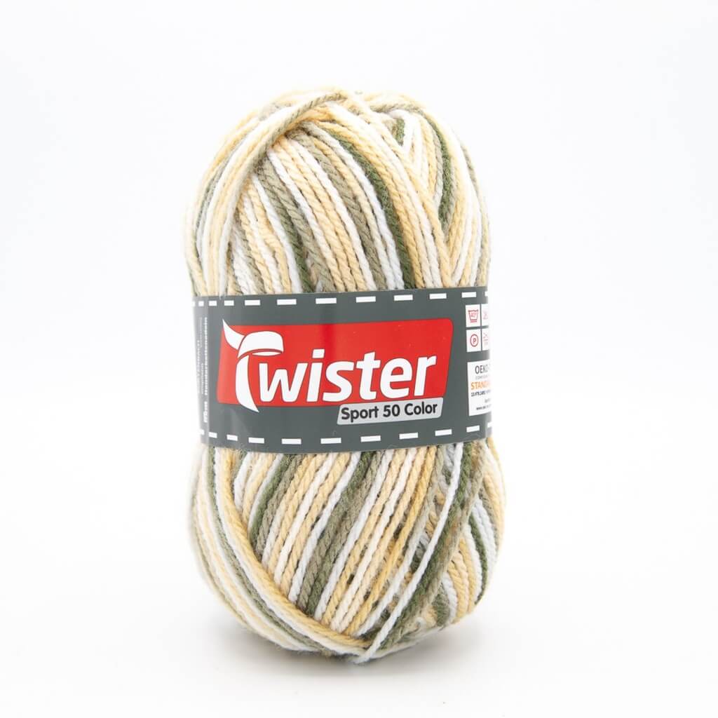 Twister 06 - Beige/Grau Twister Sport 50 Color Lieblingsgarn