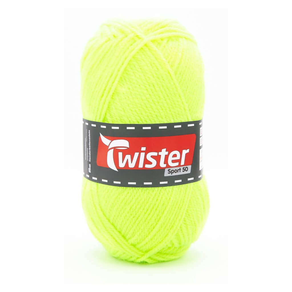 Twister 21 - Neongelb Twister Sport 50 Lieblingsgarn