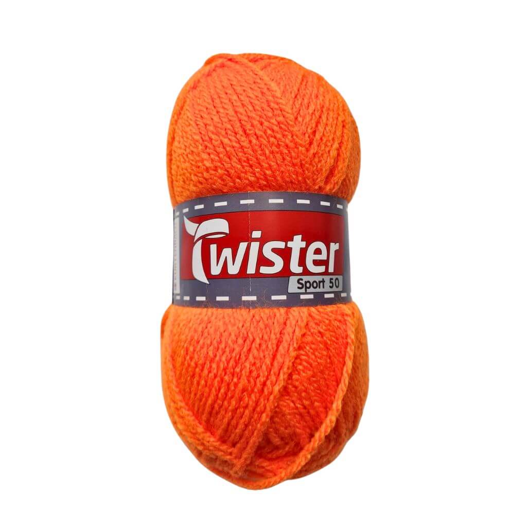 Twister 33 - Neonorange Twister Sport 50 Lieblingsgarn