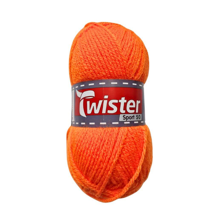 Twister 33 - Neonorange Twister Sport 50 Lieblingsgarn
