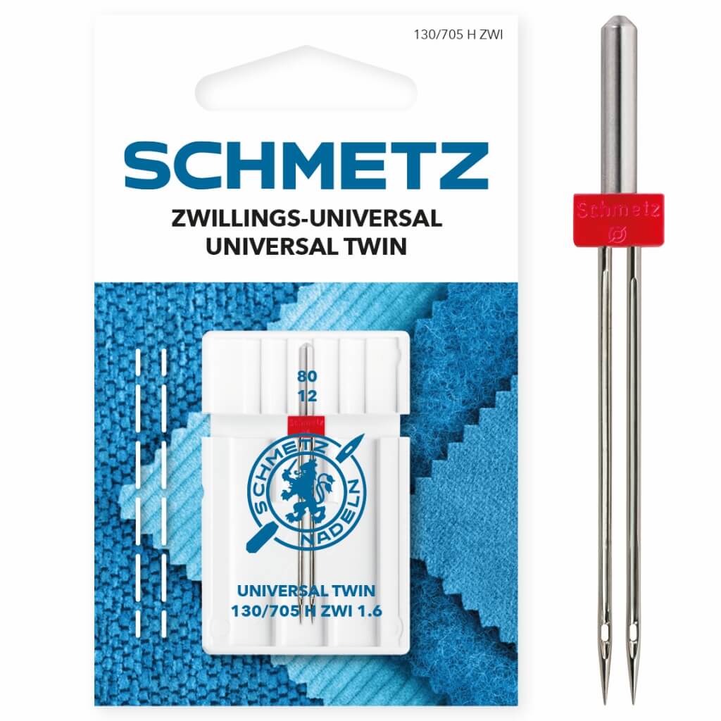 Schmetz Nm 80 / 1,6 Schmetz Universal Zwillingsnadel 130/705 H-ZWI Lieblingsgarn