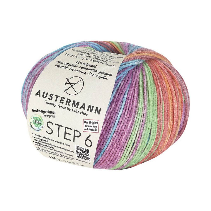 Austermann Austermann Step 6 Irish Rainbow Colours 150g Lieblingsgarn