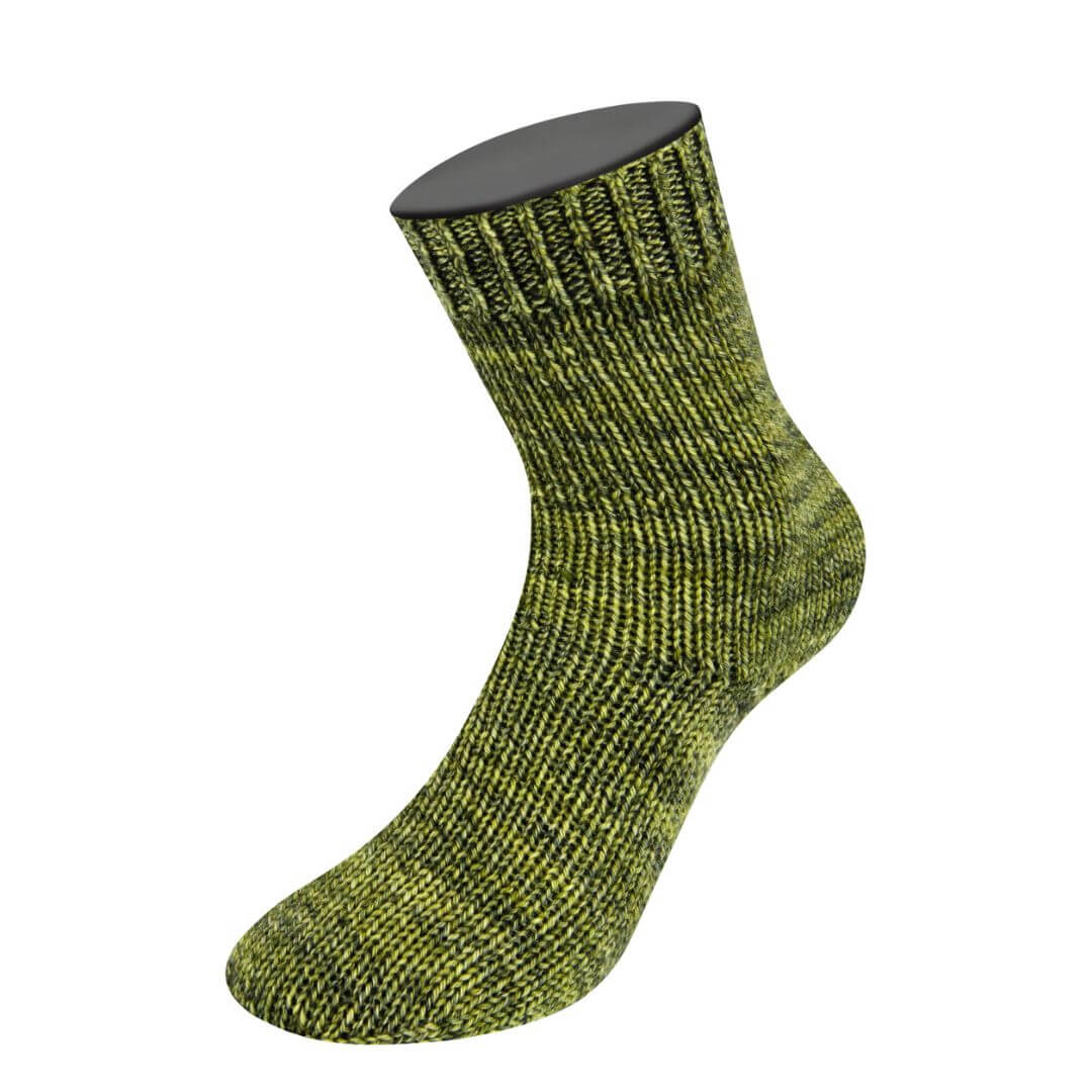 Lana Grossa 1002 - Mai-/Apfel-/Dunkelgrün meliert Lana Grossa Vintage Socks Lieblingsgarn