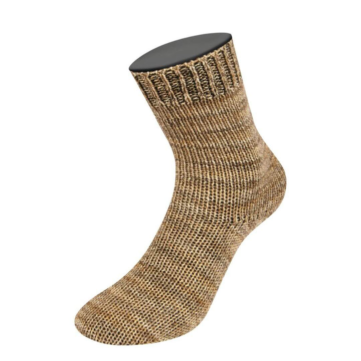 Lana Grossa 1007 - Sandbraun/Graubeige/-braun meliert Lana Grossa Vintage Socks Lieblingsgarn