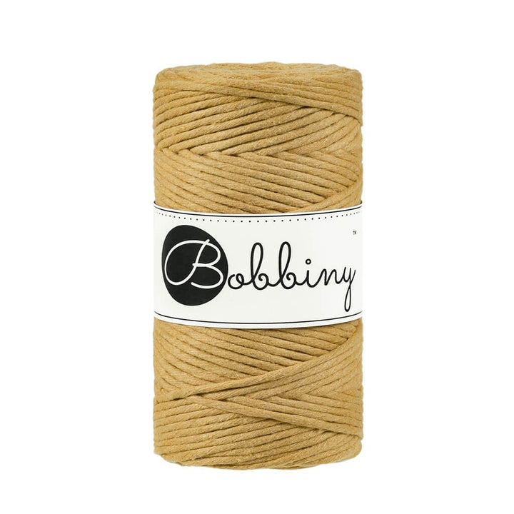 Bobbiny Makramee Mustard Bobbiny Makramee Garn 3mm Lieblingsgarn