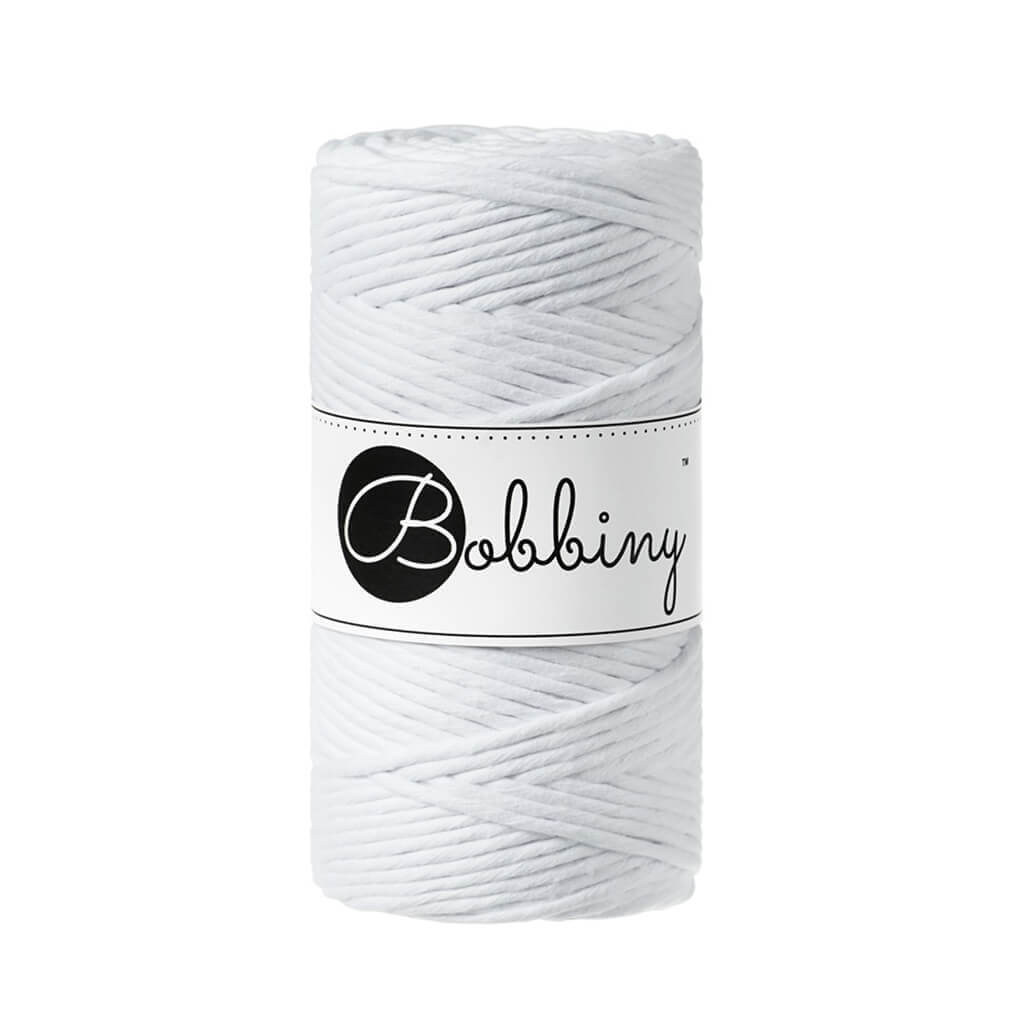 Bobbiny Makramee White Bobbiny Makramee Garn 3mm Lieblingsgarn