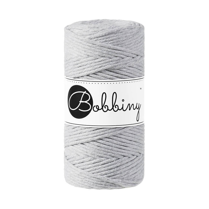 Bobbiny Makramee Light Grey Bobbiny Makramee Garn 3mm Lieblingsgarn