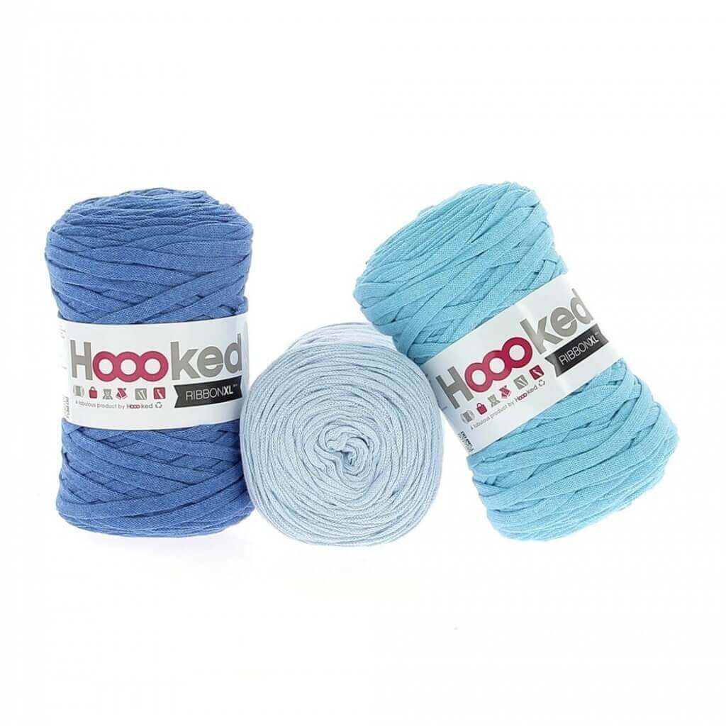 Hoooked Garn Aqua Intense Hoooked Set aus 3 Rollen RibbonXL Lieblingsgarn