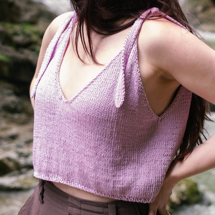 Wisteria Knitting Pattern Bowline Top Strickanleitung - Wisteria Knitting (PDF) Lieblingsgarn