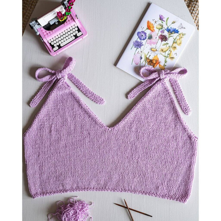 Wisteria Knitting Pattern Bowline Top Strickanleitung - Wisteria Knitting (PDF) Lieblingsgarn